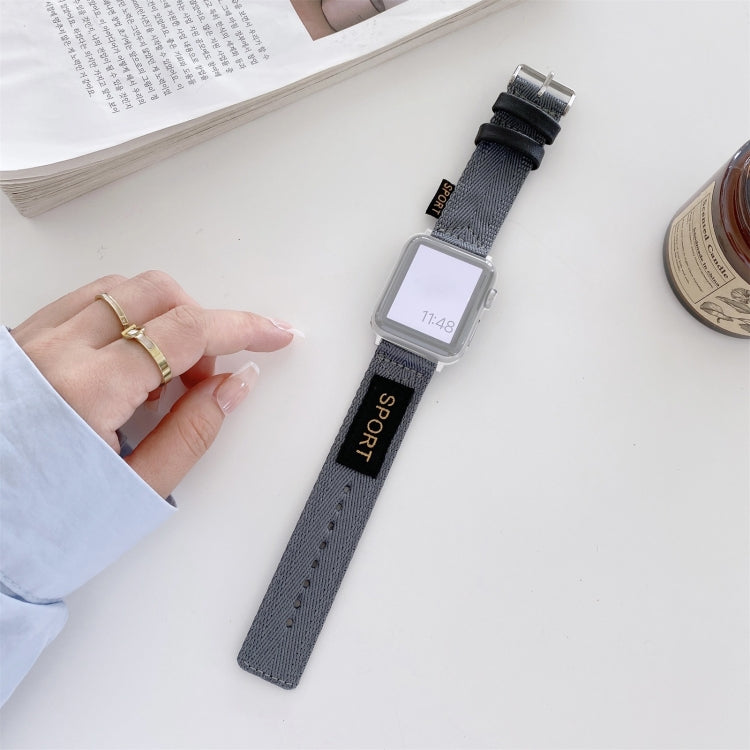 Nylon Replacement Strap Watchband, For Apple Watch Series 7  41mm / & 6 & SE & 5 & 4 40mm, For Apple Watch Series  7  45mm / & 6 & SE & 5 & 4 44mm