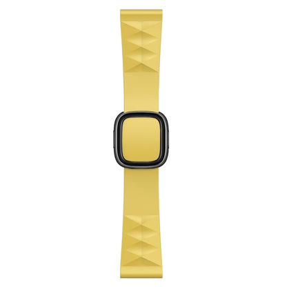 Modern Style Silicone Replacement Strap Watchband For Apple Watch Series 6 & SE & 5 & 4 40mm / 3 & 2 & 1 38mm, Black Buckle, Rose Gold Buckle, Silver Buckle