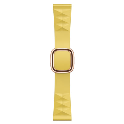 Modern Style Silicone Replacement Strap Watchband For Apple Watch Series 6 & SE & 5 & 4 40mm / 3 & 2 & 1 38mm, Black Buckle, Rose Gold Buckle, Silver Buckle
