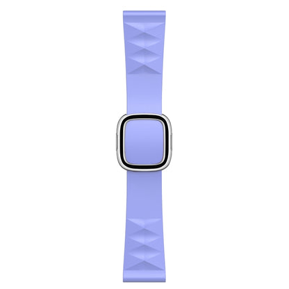 Modern Style Silicone Replacement Strap Watchband For Apple Watch Series 6 & SE & 5 & 4 40mm / 3 & 2 & 1 38mm, Black Buckle, Rose Gold Buckle, Silver Buckle