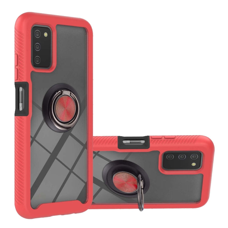 Starry Sky Solid Color Series Shockproof PC + TPU Protective Case with Ring Holder & Magnetic Function, For Google Pixel 6, For Google Pixel 6 Pro, For Samsung Galaxy A03s 166mm