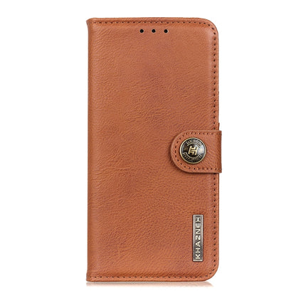 KHAZNEH Cowhide Texture Horizontal Flip Leather Case with Holder & Card Slots & Wallet, For Samsung Galaxy M32