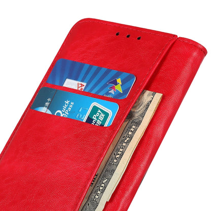 Magnetic Crazy Horse Texture Horizontal Flip Leather Case with Holder & Card Slots & Wallet, For Samsung Galaxy M32