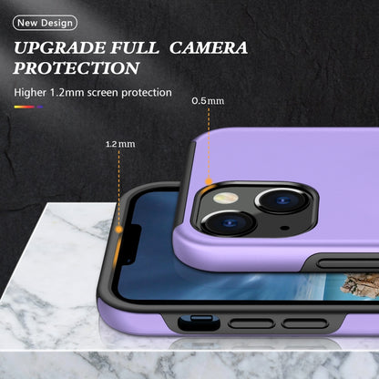 PC + TPU Shockproof Magnetic Protective Case with Invisible Ring Holder, For iPhone 13 mini, For iPhone 13, For iPhone 13 Pro, For iPhone 13 Pro Max