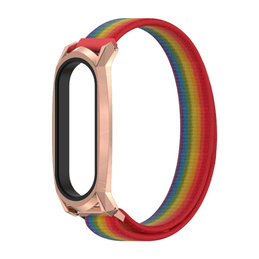 For Xiaomi Mi Band 6 / 5 Mijobs GT Nylon Loop Watch Band