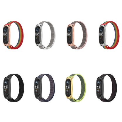 For Xiaomi Mi Band 6 / 5 Mijobs GT Nylon Loop Watch Band