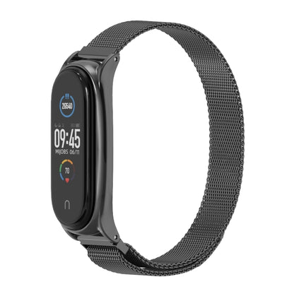 For Xiaomi Mi Band 6 / 5 Mijobs Milan Magnetic Plus Stainless Steel Watch Band