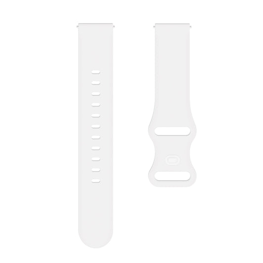 For Xiaomi Haylou RT RS3 LS04 / LS05S Universal Inner Back Buckle Perforation Silicone Replacement Strap Watchband, 20mm, 22mm