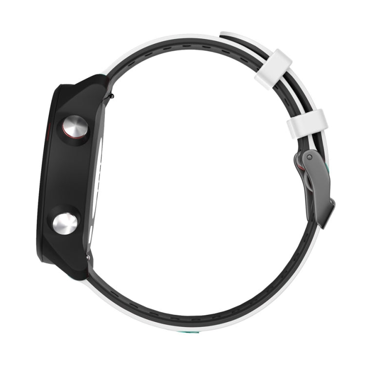 Universal Two-color Silicone Replacement Strap Watchband, 22mm For Xiaomi Haylou RT RS3 LS04 / LS05S, 20mm For Garmin Vivoactive 3 / Venu, 22mm For Garmin Vivoactive 4 / Venu 2