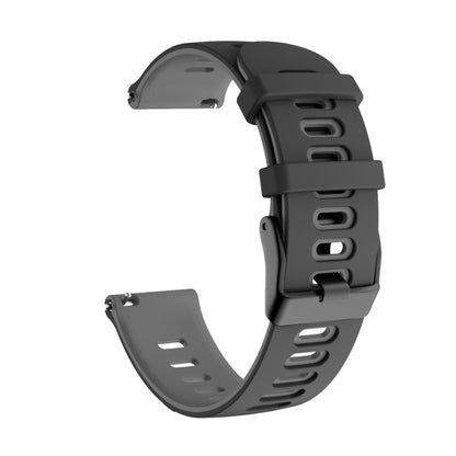 Universal Two-color Silicone Replacement Strap Watchband, 22mm For Xiaomi Haylou RT RS3 LS04 / LS05S, 20mm For Garmin Vivoactive 3 / Venu, 22mm For Garmin Vivoactive 4 / Venu 2
