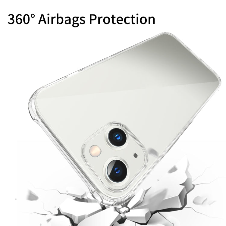 LESUDESIGN Rhino Shield Series TPU Anti-fall Transparent Phone Protective Case with Sound Conversion Design, For iPhone 13 mini, For iPhone 13, For iPhone 13 Pro, For iPhone 13 Pro Max