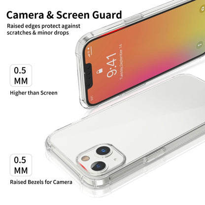 LESUDESIGN Rhino Shield Series TPU Anti-fall Transparent Phone Protective Case with Sound Conversion Design, For iPhone 13 mini, For iPhone 13, For iPhone 13 Pro, For iPhone 13 Pro Max