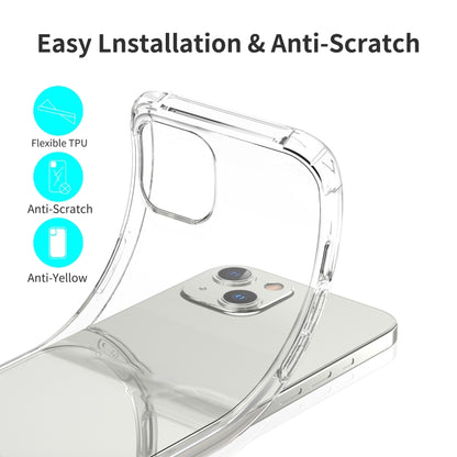 LESUDESIGN Rhino Shield Series TPU Anti-fall Transparent Phone Protective Case with Sound Conversion Design, For iPhone 13 mini, For iPhone 13, For iPhone 13 Pro, For iPhone 13 Pro Max