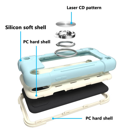 Shockproof Silicone + PC Protective Case with Dual-Ring Holder, For iPhone XS Max, For iPhone 11, For iPhone 11 Pro Max, For iPhone 12 mini