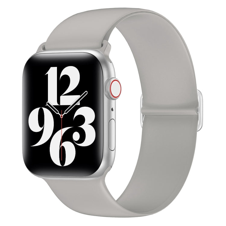 Elasticity Silicone Replacement Strap Watchband For Apple Watch Series, 7 41mm / 6 & SE & 5 & 4 40mm / 3 & 2 & 1 38mm, 7 45mm / 6 & SE & 5 & 4 44mm / 3 & 2 & 1 42mm