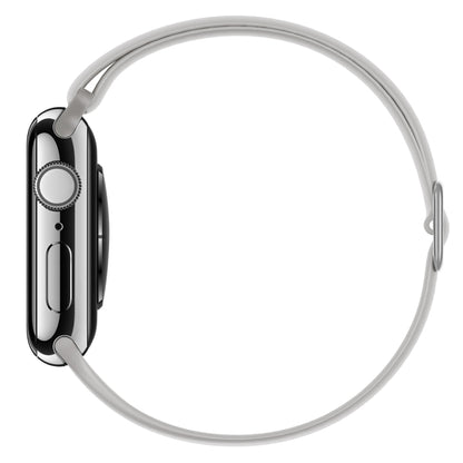 Elasticity Silicone Replacement Strap Watchband For Apple Watch Series, 7 41mm / 6 & SE & 5 & 4 40mm / 3 & 2 & 1 38mm, 7 45mm / 6 & SE & 5 & 4 44mm / 3 & 2 & 1 42mm
