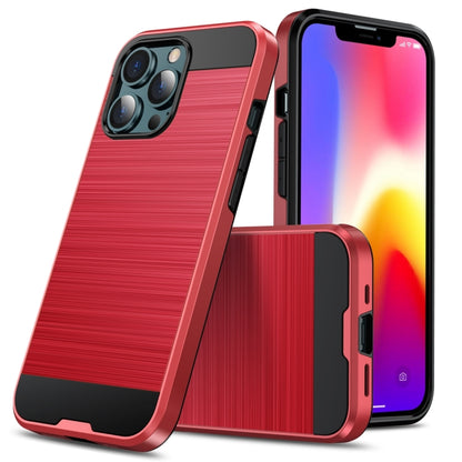 Brushed Texture Carbon Fiber TPU Case, For iPhone 13 mini, For iPhone 13, For iPhone 13 Pro, For iPhone 13 Pro Max