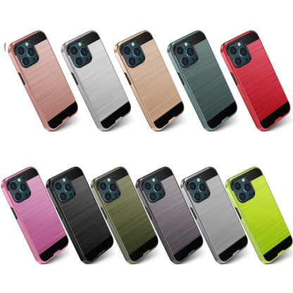 Brushed Texture Carbon Fiber TPU Case, For iPhone 13 mini, For iPhone 13, For iPhone 13 Pro, For iPhone 13 Pro Max