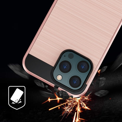 Brushed Texture Carbon Fiber TPU Case, For iPhone 13 mini, For iPhone 13, For iPhone 13 Pro, For iPhone 13 Pro Max