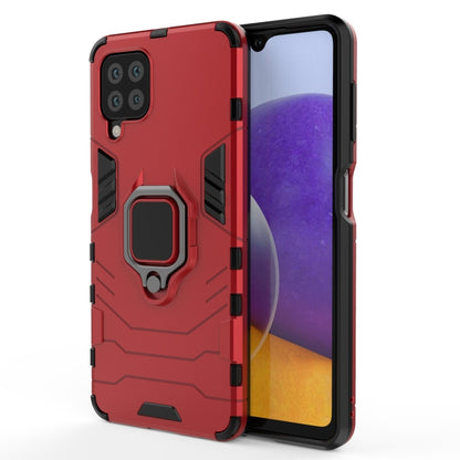 PC + TPU Shockproof Protective Case with Magnetic Ring Holder, For Samsung Galaxy M32 Indian Version