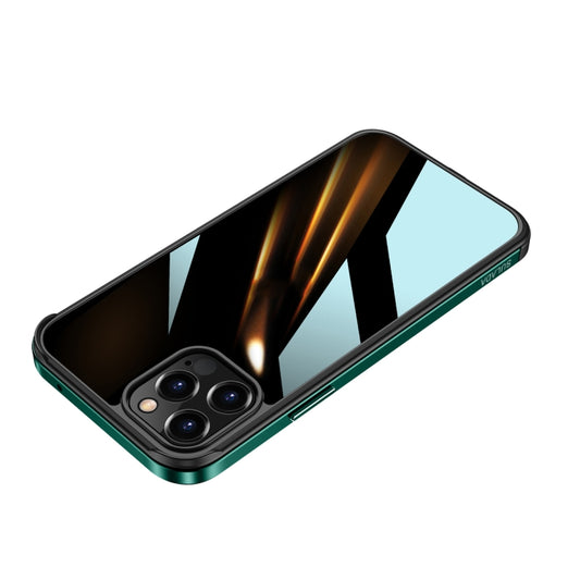 SULADA Shockproof Aviation Aluminum Metal Frame + Nano Glass + TPU Protective Case, For iPhone 11, For iPhone 11 Pro, For iPhone 12 mini, For iPhone 12, For iPhone 12 Pro, For iPhone 12 Pro Max, For iPhone 11 Pro Max, For iPhone XS / X