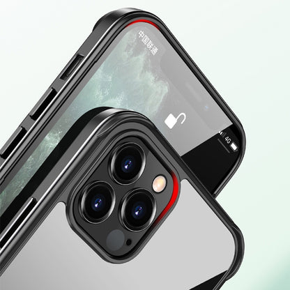 SULADA Shockproof Aviation Aluminum Metal Frame + Nano Glass + TPU Protective Case, For iPhone 11, For iPhone 11 Pro, For iPhone 12 mini, For iPhone 12, For iPhone 12 Pro, For iPhone 12 Pro Max, For iPhone 11 Pro Max, For iPhone XS / X