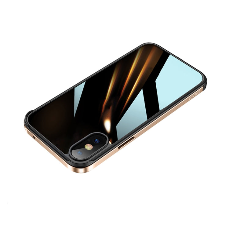 SULADA Shockproof Aviation Aluminum Metal Frame + Nano Glass + TPU Protective Case, For iPhone 11, For iPhone 11 Pro, For iPhone 12 mini, For iPhone 12, For iPhone 12 Pro, For iPhone 12 Pro Max, For iPhone 11 Pro Max, For iPhone XS / X