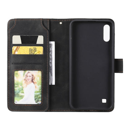 Skin Feel Business Horizontal Flip PU Leather Case with Holder & Multi-Card Slots & Wallet & Lanyard & Photo Frame, For Samsung Galaxy A10 / M10, For Samsung Galaxy A20 / A30, For Samsung Galaxy A32 4G, For Samsung Galaxy A50                           ...
