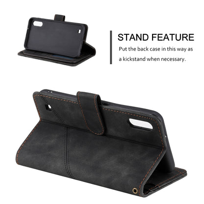 Skin Feel Business Horizontal Flip PU Leather Case with Holder & Multi-Card Slots & Wallet & Lanyard & Photo Frame, For Samsung Galaxy A10 / M10, For Samsung Galaxy A20 / A30, For Samsung Galaxy A32 4G, For Samsung Galaxy A50                           ...