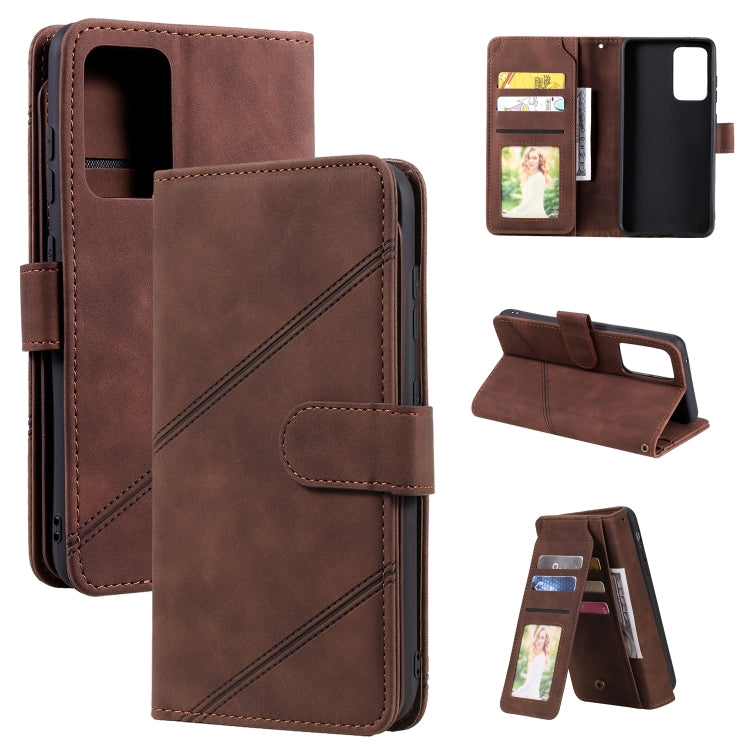 Skin Feel Business Horizontal Flip PU Leather Case with Holder & Multi-Card Slots & Wallet & Lanyard & Photo Frame, For Samsung Galaxy A10 / M10, For Samsung Galaxy A20 / A30, For Samsung Galaxy A32 4G, For Samsung Galaxy A50                           ...