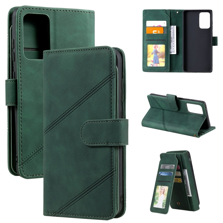 Skin Feel Business Horizontal Flip PU Leather Case with Holder & Multi-Card Slots & Wallet & Lanyard & Photo Frame, For Samsung Galaxy A10 / M10, For Samsung Galaxy A20 / A30, For Samsung Galaxy A32 4G, For Samsung Galaxy A50                           ...