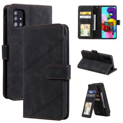 Skin Feel Business Horizontal Flip PU Leather Case with Holder & Multi-Card Slots & Wallet & Lanyard & Photo Frame, For Samsung Galaxy A10 / M10, For Samsung Galaxy A20 / A30, For Samsung Galaxy A32 4G, For Samsung Galaxy A50                           ...