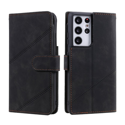 Skin Feel Business Horizontal Flip PU Leather Case with Holder & Multi-Card Slots & Wallet & Lanyard & Photo Frame, For Samsung Galaxy S21 Ultra 5G, For Samsung Galaxy A02s EU Version, For Samsung Galaxy A7 2018, For Samsung Galaxy S10+                ...