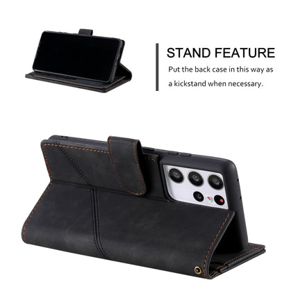 Skin Feel Business Horizontal Flip PU Leather Case with Holder & Multi-Card Slots & Wallet & Lanyard & Photo Frame, For Samsung Galaxy S21 Ultra 5G, For Samsung Galaxy A02s EU Version, For Samsung Galaxy A7 2018, For Samsung Galaxy S10+                ...