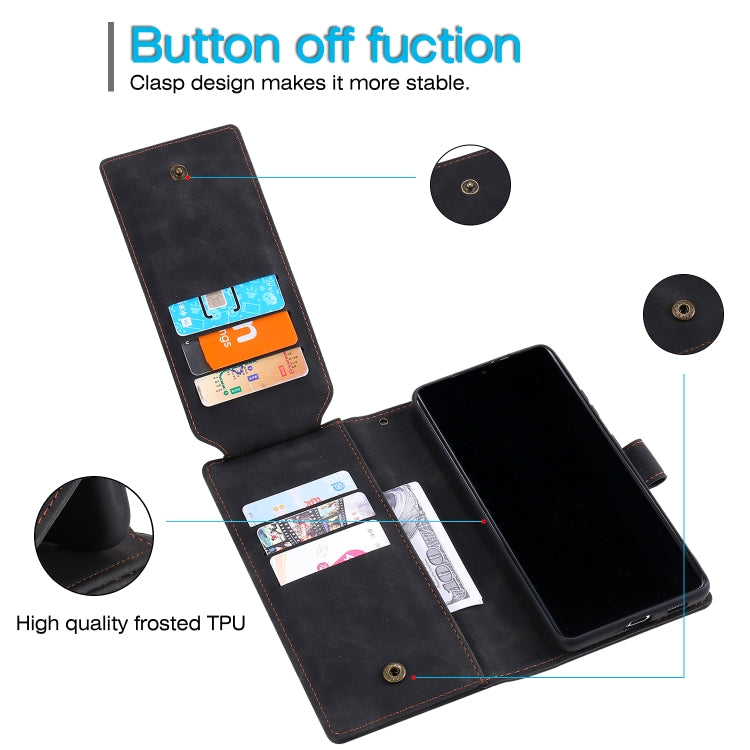 Skin Feel Business Horizontal Flip PU Leather Case with Holder & Multi-Card Slots & Wallet & Lanyard & Photo Frame, For Samsung Galaxy S21 Ultra 5G, For Samsung Galaxy A02s EU Version, For Samsung Galaxy A7 2018, For Samsung Galaxy S10+                ...