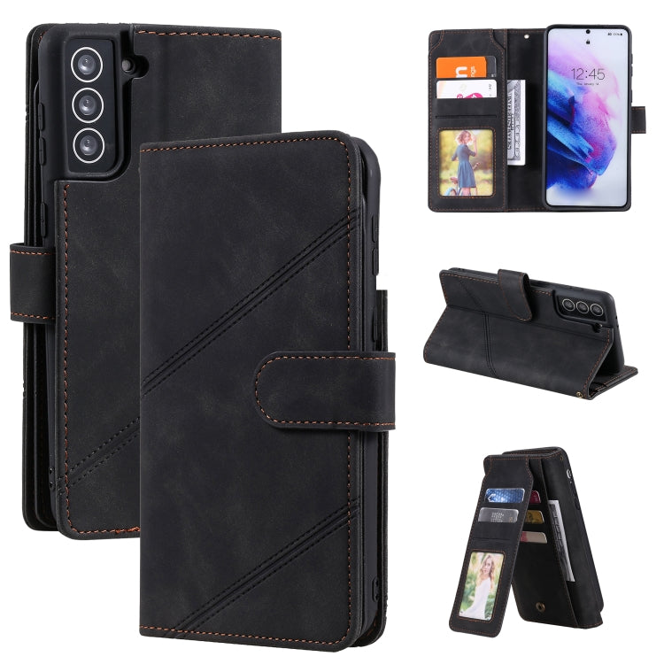 Skin Feel Business Horizontal Flip PU Leather Case with Holder & Multi-Card Slots & Wallet & Lanyard & Photo Frame, For Samsung Galaxy S21 Ultra 5G, For Samsung Galaxy A02s EU Version, For Samsung Galaxy A7 2018, For Samsung Galaxy S10+                ...