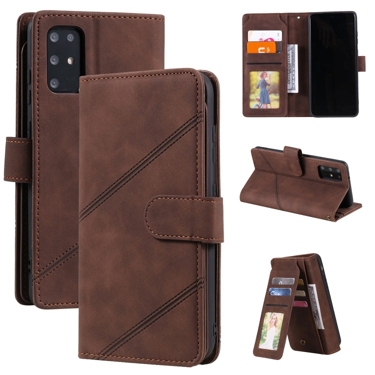 Skin Feel Business Horizontal Flip PU Leather Case with Holder & Multi-Card Slots & Wallet & Lanyard & Photo Frame, For Samsung Galaxy S21 Ultra 5G, For Samsung Galaxy A02s EU Version, For Samsung Galaxy A7 2018, For Samsung Galaxy S10+                ...