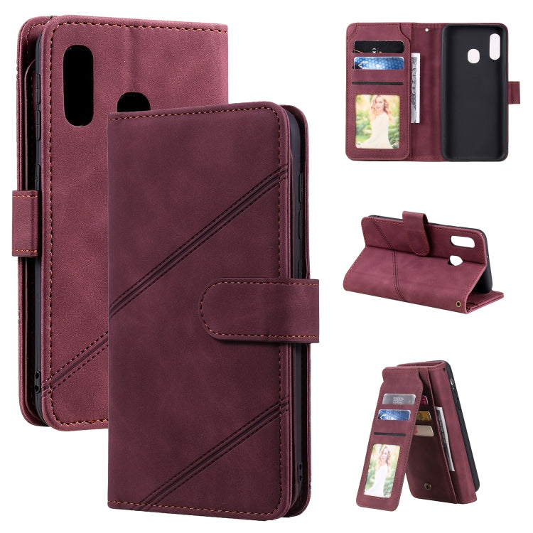 Skin Feel Business Horizontal Flip PU Leather Case with Holder & Multi-Card Slots & Wallet & Lanyard & Photo Frame, For Samsung Galaxy A21s, For Samsung Galaxy A40, For Samsung Galaxy A20e, For Samsung Galaxy A70, For Samsung Galaxy Note10+            ...
