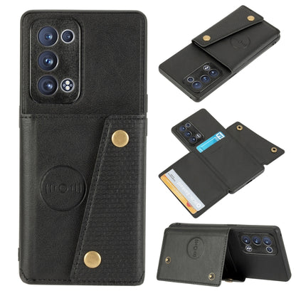 Double Buckle PU + TPU Shockproof Magnetic Protective Case with Card Slot & Holder, For OPPO Reno6 Pro 5G, For OPPO Reno6 Pro+ 5G, For Samsung Galaxy A22 5G, For Samsung Galaxy A22 4G