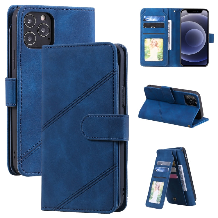 Skin Feel Business Horizontal Flip PU Leather Case with Holder & Multi-Card Slots & Wallet & Lanyard & Photo Frame, For iPhone 11, For iPhone 11 Pro, For iPhone 11 Pro Max, For iPhone 12 mini, For iPhone 12 / 12 Pro, For iPhone 12 Pro Max              ...