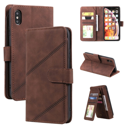 Skin Feel Business Horizontal Flip PU Leather Case with Holder & Multi-Card Slots & Wallet & Lanyard & Photo Frame, For iPhone 11, For iPhone 11 Pro, For iPhone 11 Pro Max, For iPhone 12 mini, For iPhone 12 / 12 Pro, For iPhone 12 Pro Max              ...
