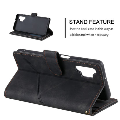 Skin Feel Business Horizontal Flip PU Leather Case with Holder & Multi-Card Slots & Wallet & Lanyard & Photo Frame, For Samsung Galaxy A32 5G, For Samsung Galaxy A42 5G, For Xiaomi Redmi Note 9