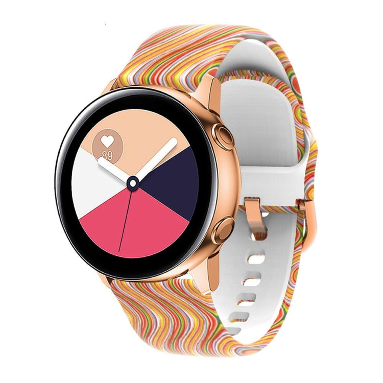 Silicone Printing Replacement Strap Watchband, For Samsung Galaxy Watch 42mm