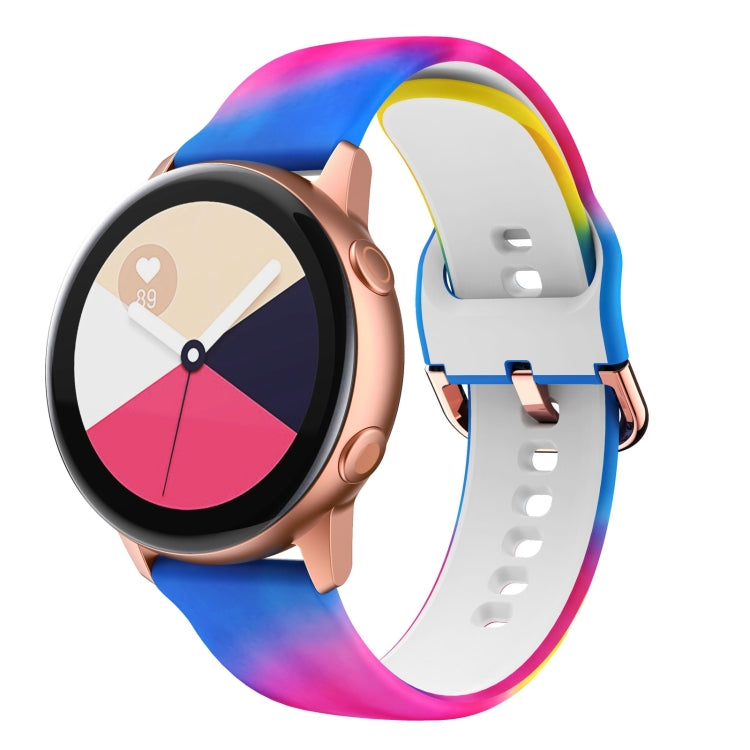 Silicone Printing Replacement Strap Watchband, For Samsung Galaxy Watch 46mm