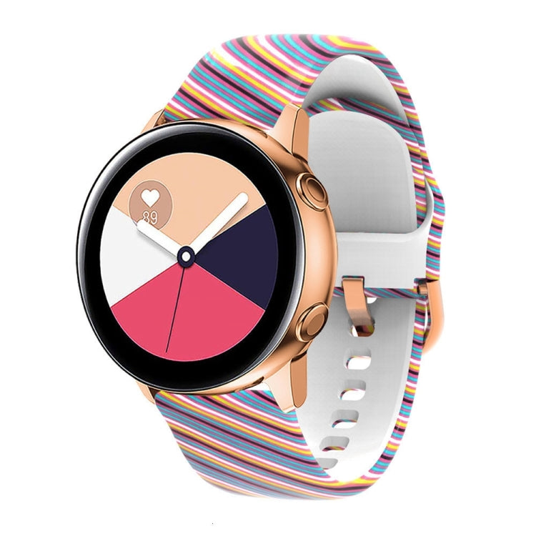 Silicone Printing Replacement Strap Watchband, For Samsung Galaxy Watch 46mm