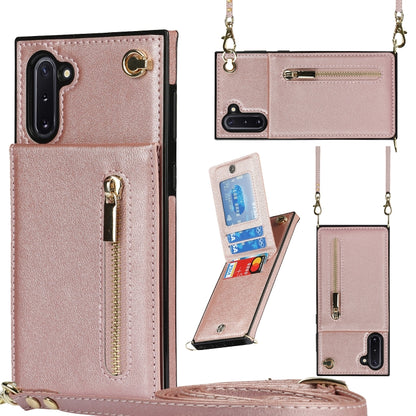 Cross-body Zipper Square TPU+PU Back Cover Case with Holder & Card Slots & Wallet & Strap, For Samsung Galaxy S21 5G, For Samsung Galaxy S21+ 5G, For Samsung Galaxy S21 Ultra 5G, For Samsung Galaxy S20, For Samsung Galaxy S20+                          ...