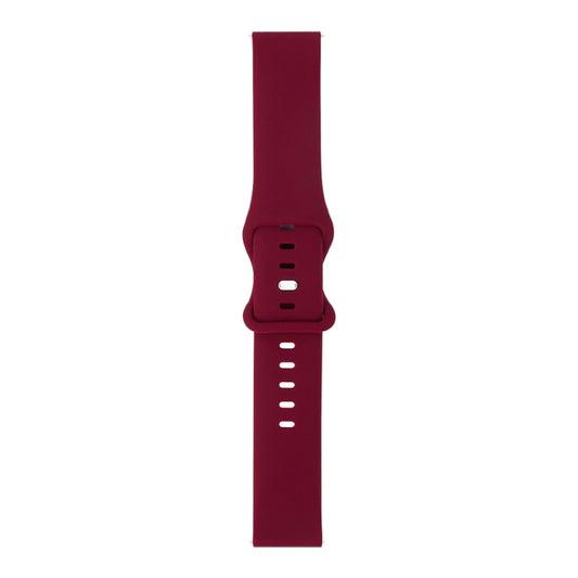 8-buckle Silicone Replacement Strap Watchband, For Samsung Galaxy Watch 3 41mm, For Samsung Galaxy Watch 3 45mm, For Samsung Galaxy Watch 42mm, For Samsung Galaxy Watch 46mm