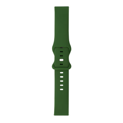 8-buckle Silicone Replacement Strap Watchband, For Samsung Galaxy Watch 3 41mm, For Samsung Galaxy Watch 3 45mm, For Samsung Galaxy Watch 42mm, For Samsung Galaxy Watch 46mm