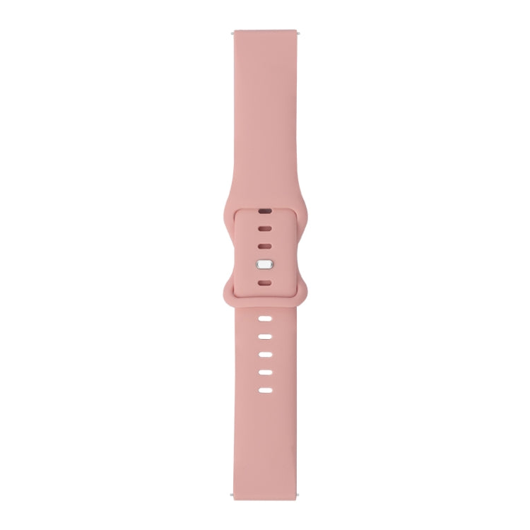 8-buckle Silicone Replacement Strap Watchband, For Huawei Watch GT 2 Pro 46mm, For Honor Magic Watch 2 42mm, For Honor Magic Watch 2 46mm, For Amazfit Pop