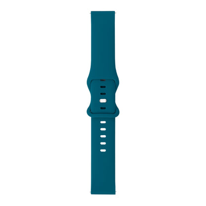 8-buckle Silicone Replacement Strap Watchband, For Huawei Watch GT 2 Pro 46mm, For Honor Magic Watch 2 42mm, For Honor Magic Watch 2 46mm, For Amazfit Pop